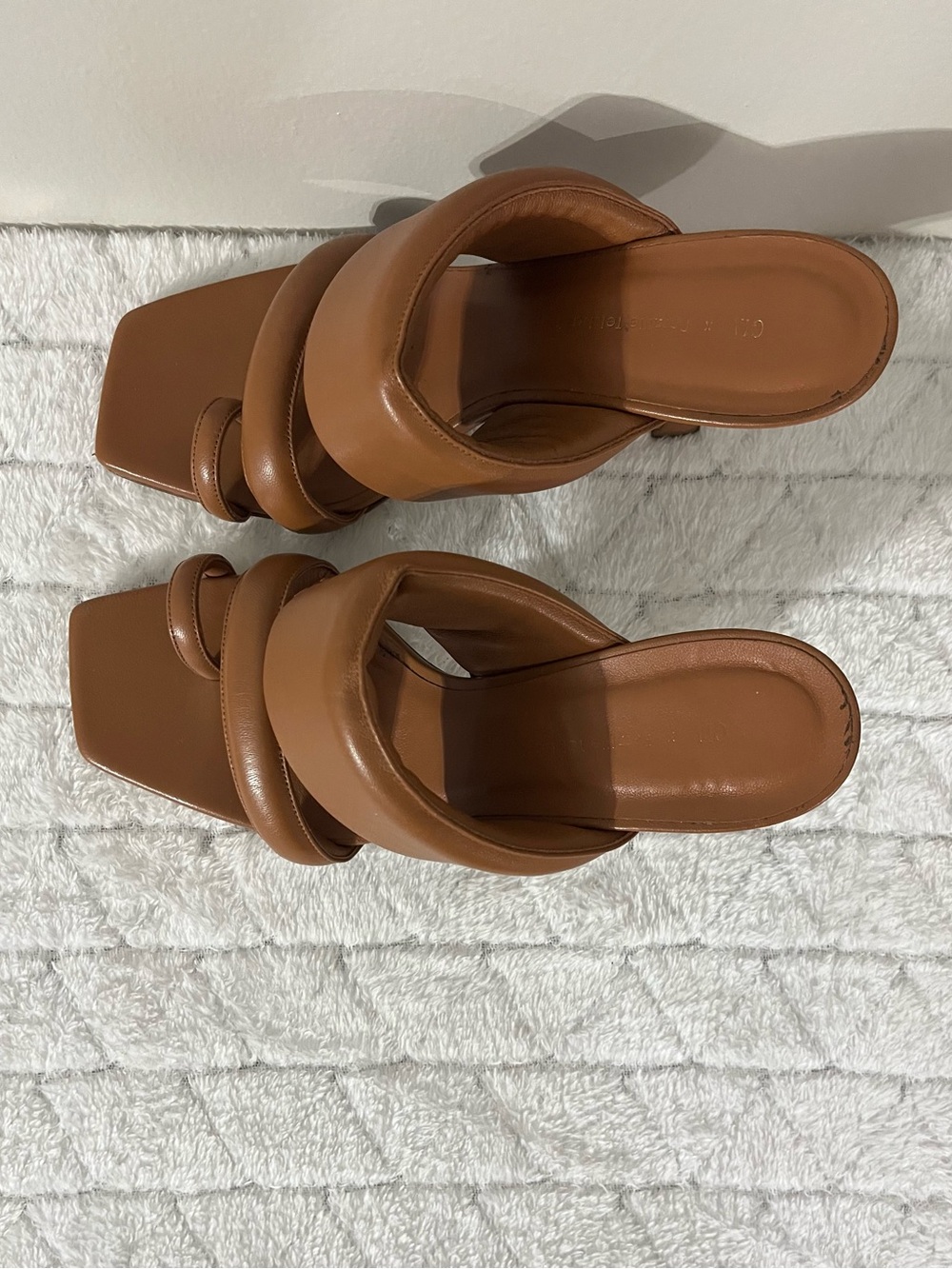 GIA BORGHINI X PERNILLE TEISBAEK PUFFER SLIDE SANDALS SZ 7.5 US & 38.5 EU - Picture 5 of 8